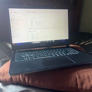 MSI cyborg 15 gaming laptop
